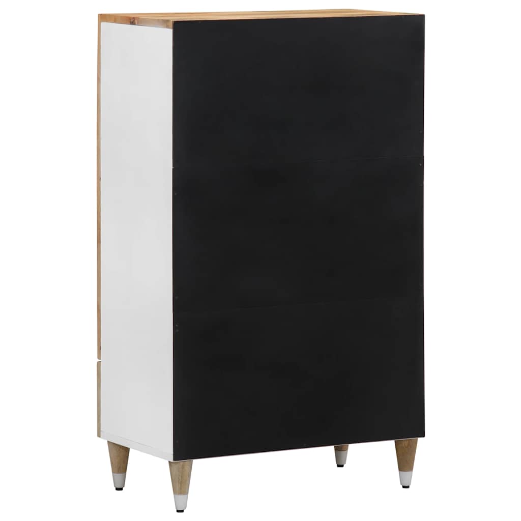 Skříň Highboard 60X33,5X100 Cm Masivní Mangovníkové Dřevo