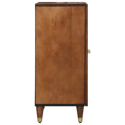 Servírovací Skříň Hnědá 60 X 33 X 75 Cm Masivní Mangové Dřevo