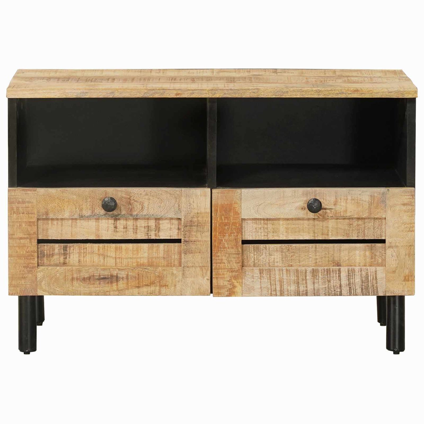 Úložné Skříně Přírodní 70 X 33 X 46 Cm Masivní Mangové Dřevo