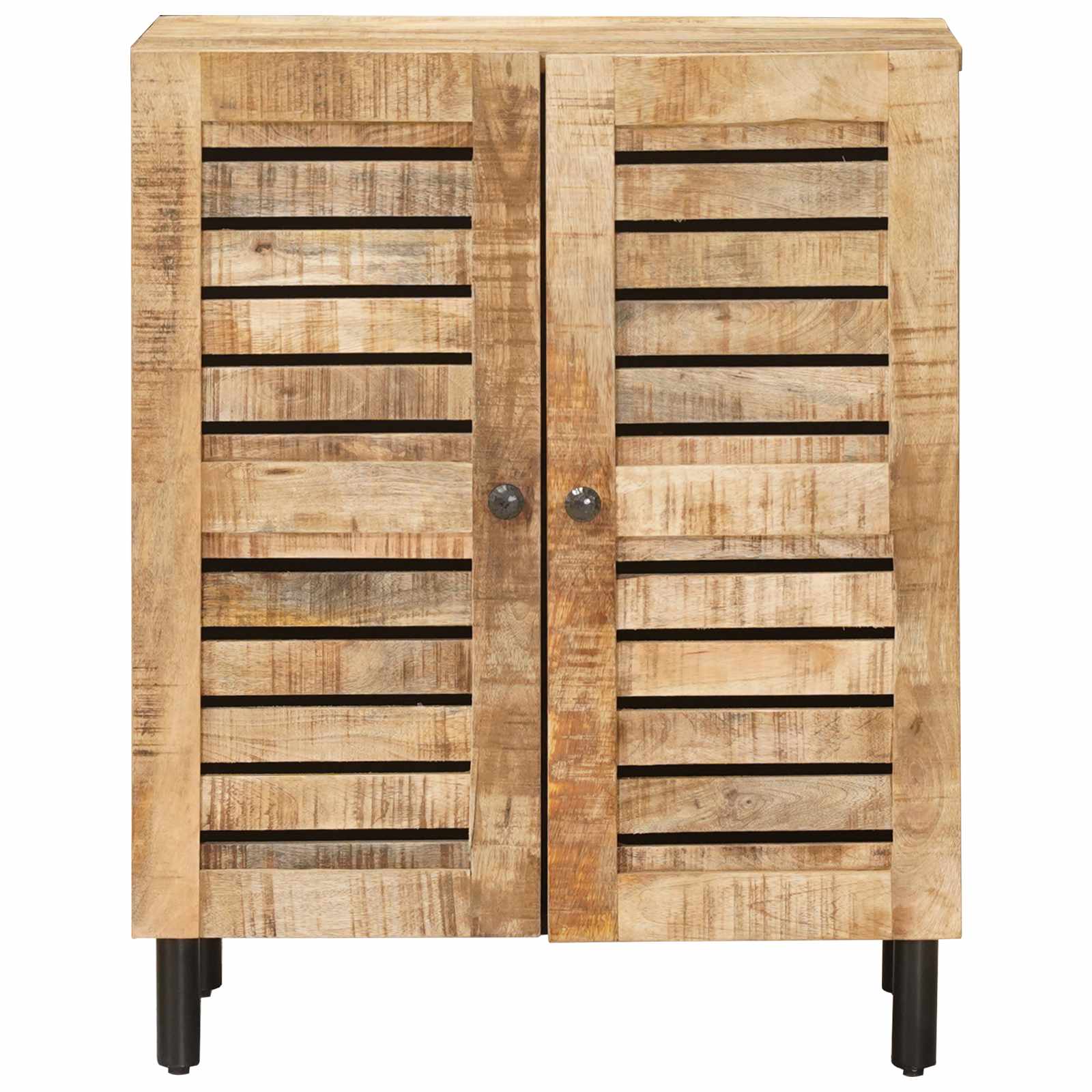 Úložné Skříně 60 X 33 X 75 Cm Masivní Mangové Dřevo Přírodní