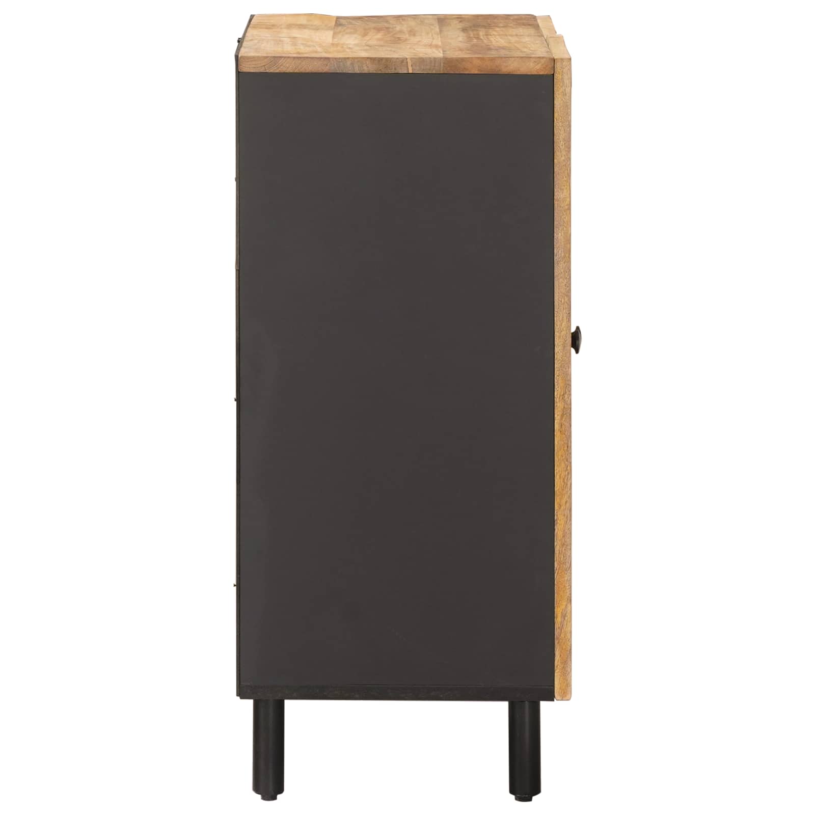 Úložné Skříně 60 X 33 X 75 Cm Masivní Mangové Dřevo Přírodní