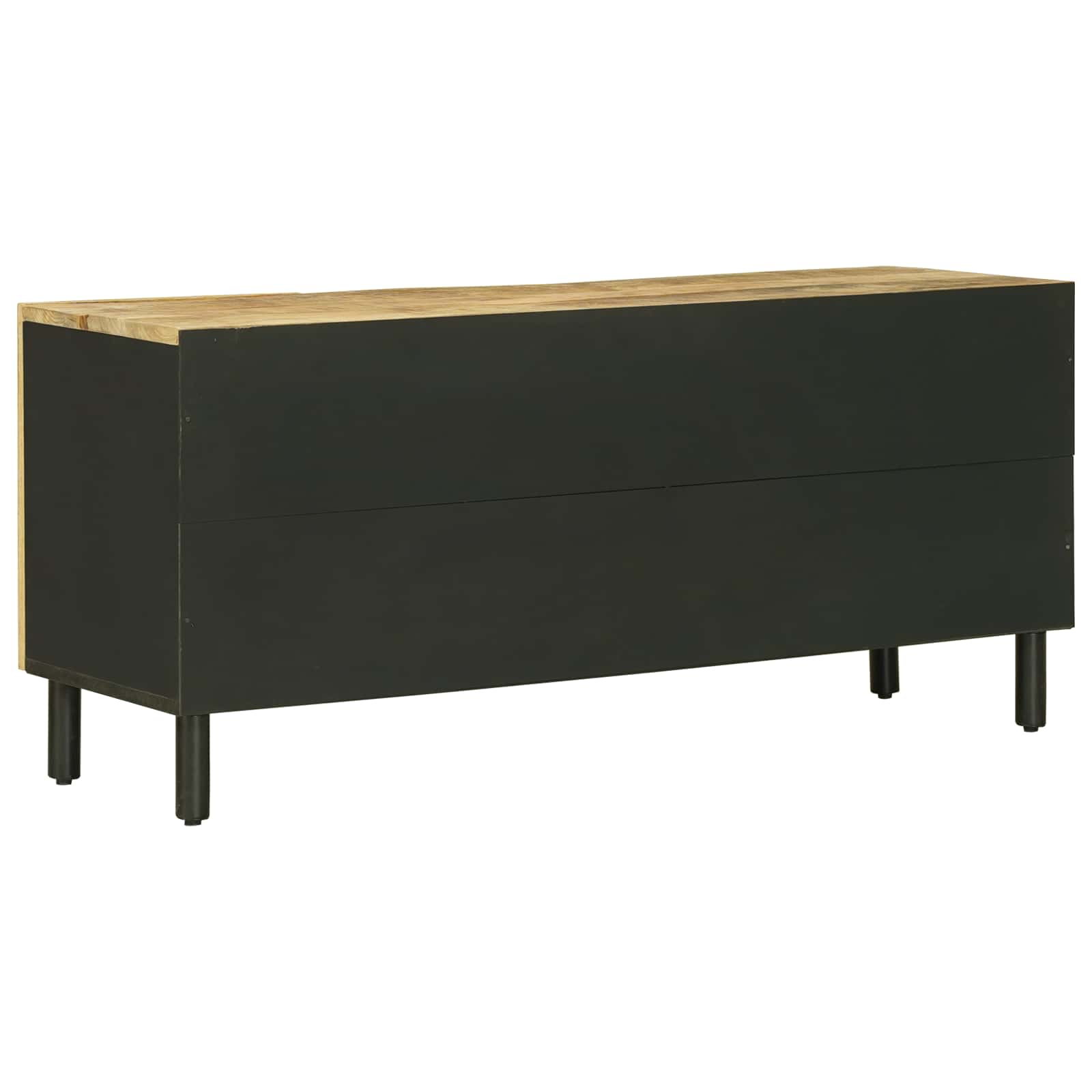 Úložné Skříně Přírodní 105 X 33 X 46 Cm Masivní Mangové Dřevo