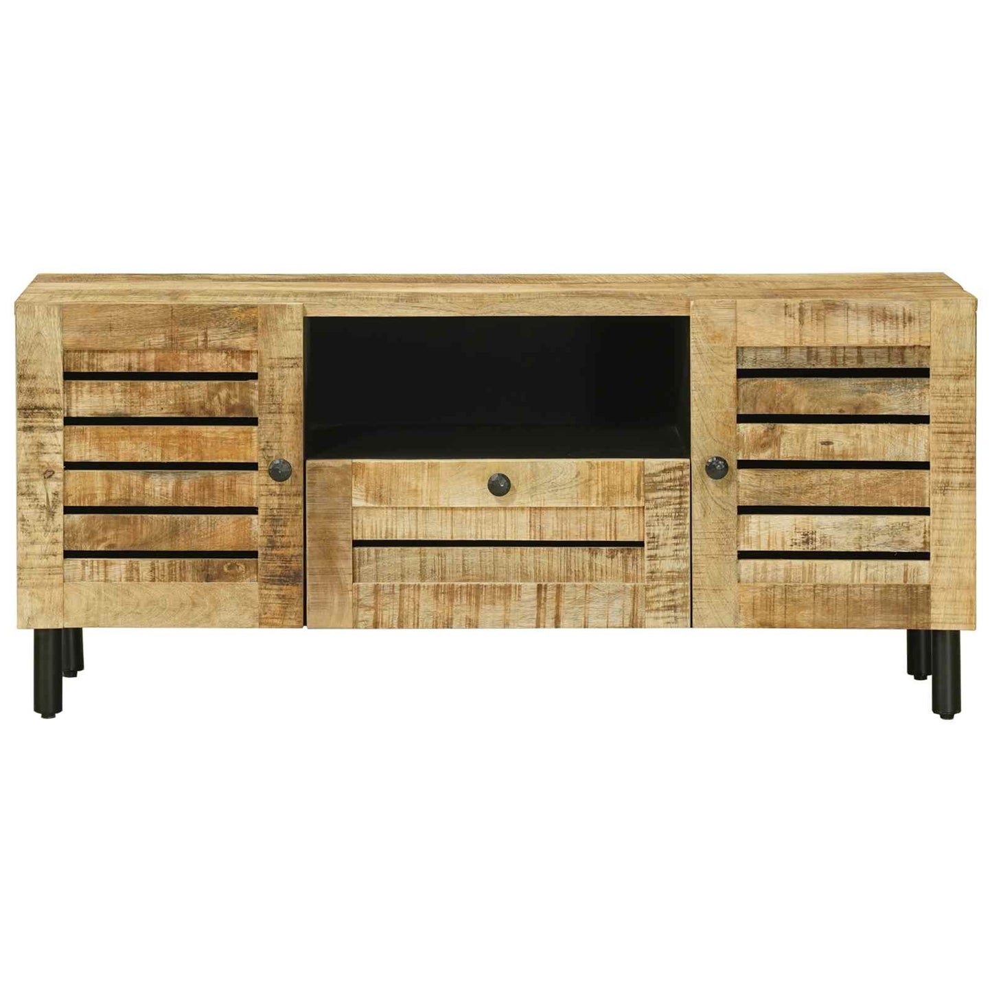 Úložné Skříně Přírodní 105 X 33 X 46 Cm Masivní Mangové Dřevo