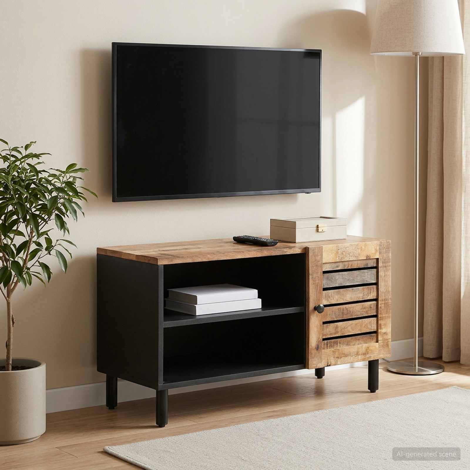 Úložné Skříně Přírodní 80 X 33 X 46 Cm Masivní Mangové Dřevo