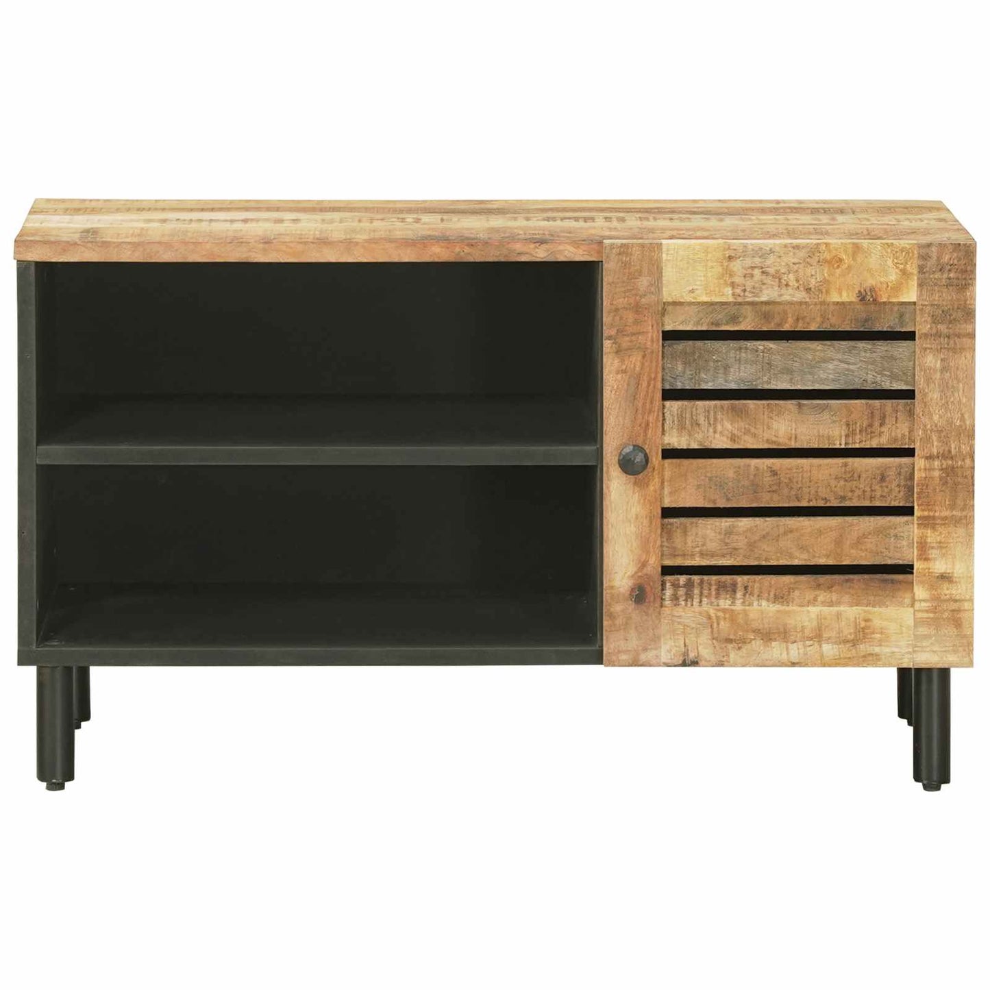 Úložné Skříně Přírodní 80 X 33 X 46 Cm Masivní Mangové Dřevo