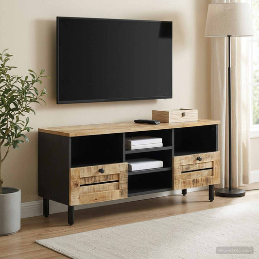 Úložné Skříně Přírodní 100 X 33 X 46 Cm Masivní Mangové Dřevo