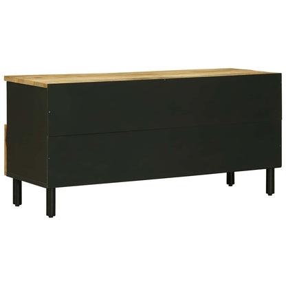 Úložné Skříně Přírodní 100 X 33 X 46 Cm Masivní Mangové Dřevo