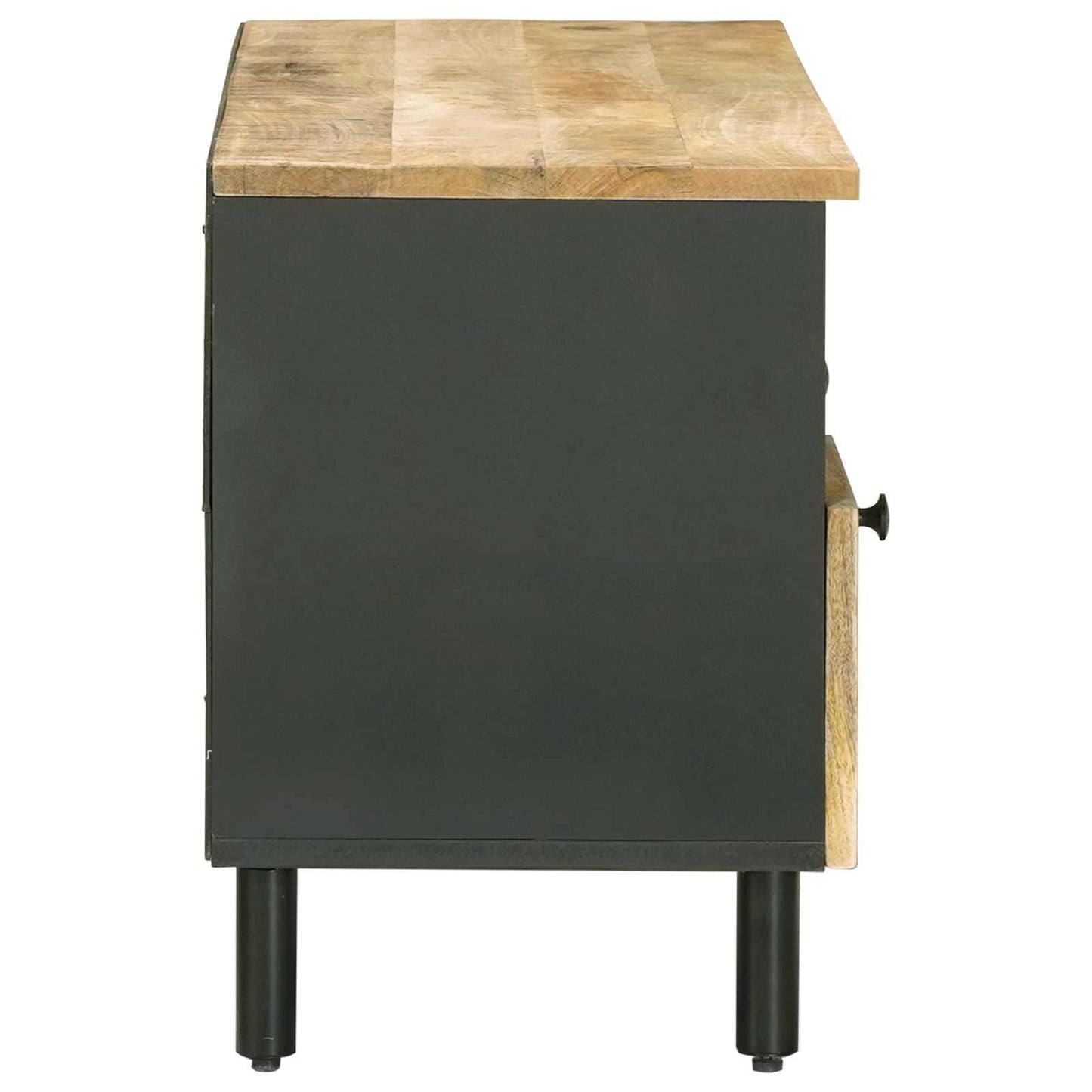 Úložné Skříně Přírodní 100 X 33 X 46 Cm Masivní Mangové Dřevo