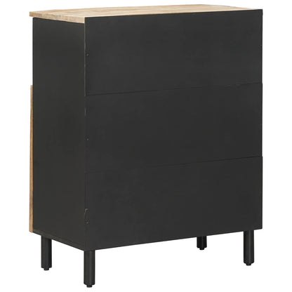 Úložné Skříně Přírodní 60 X 33 X 75 Cm Masivní Mangové Dřevo