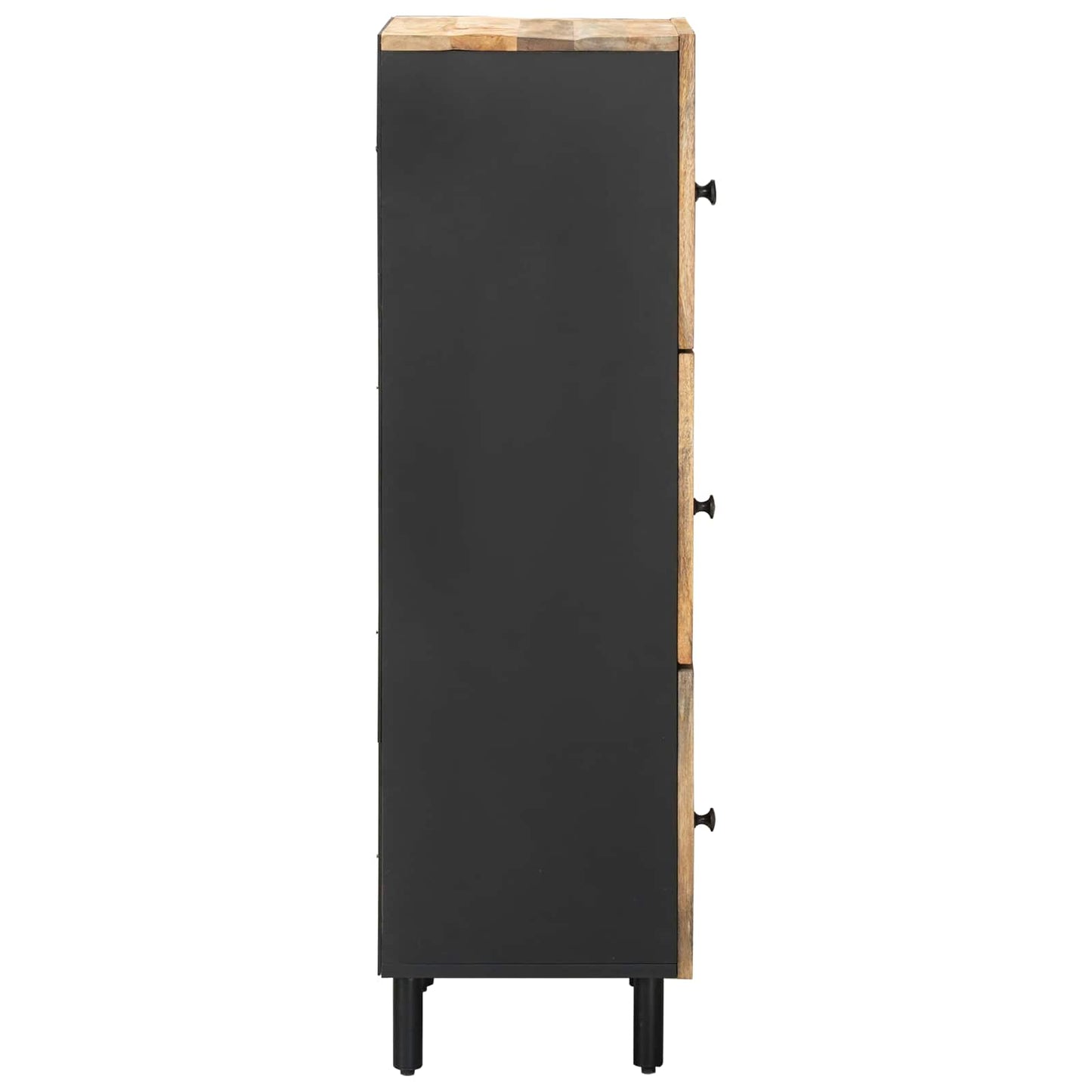Úložné Skříně Přírodní 40 X 33 X 110 Cm Masivní Mangové Dřevo