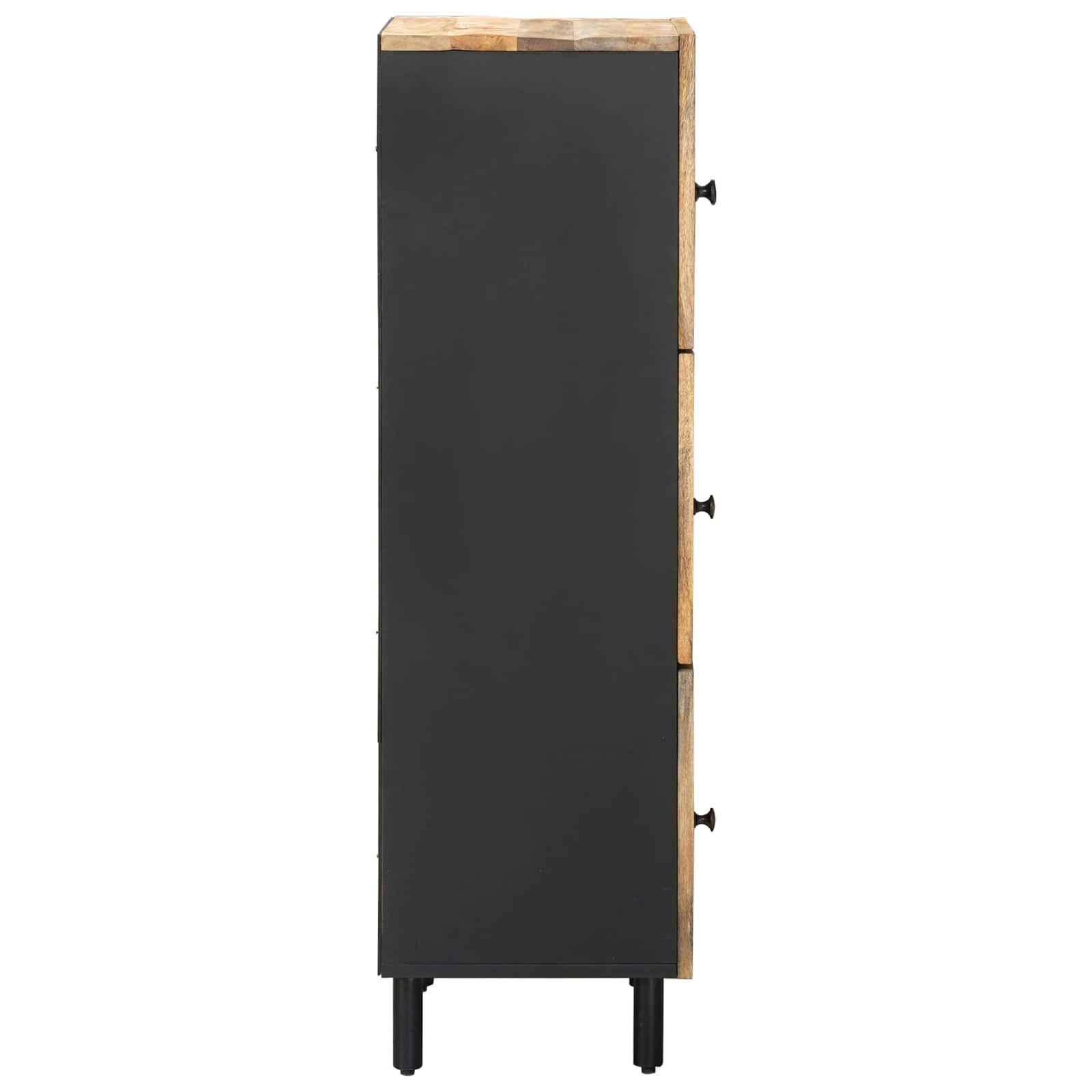 Úložné Skříně Přírodní 40 X 33 X 110 Cm Masivní Mangové Dřevo