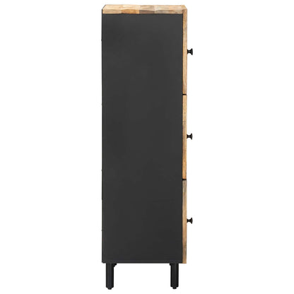 Úložné Skříně Přírodní 40 X 33 X 110 Cm Masivní Mangové Dřevo