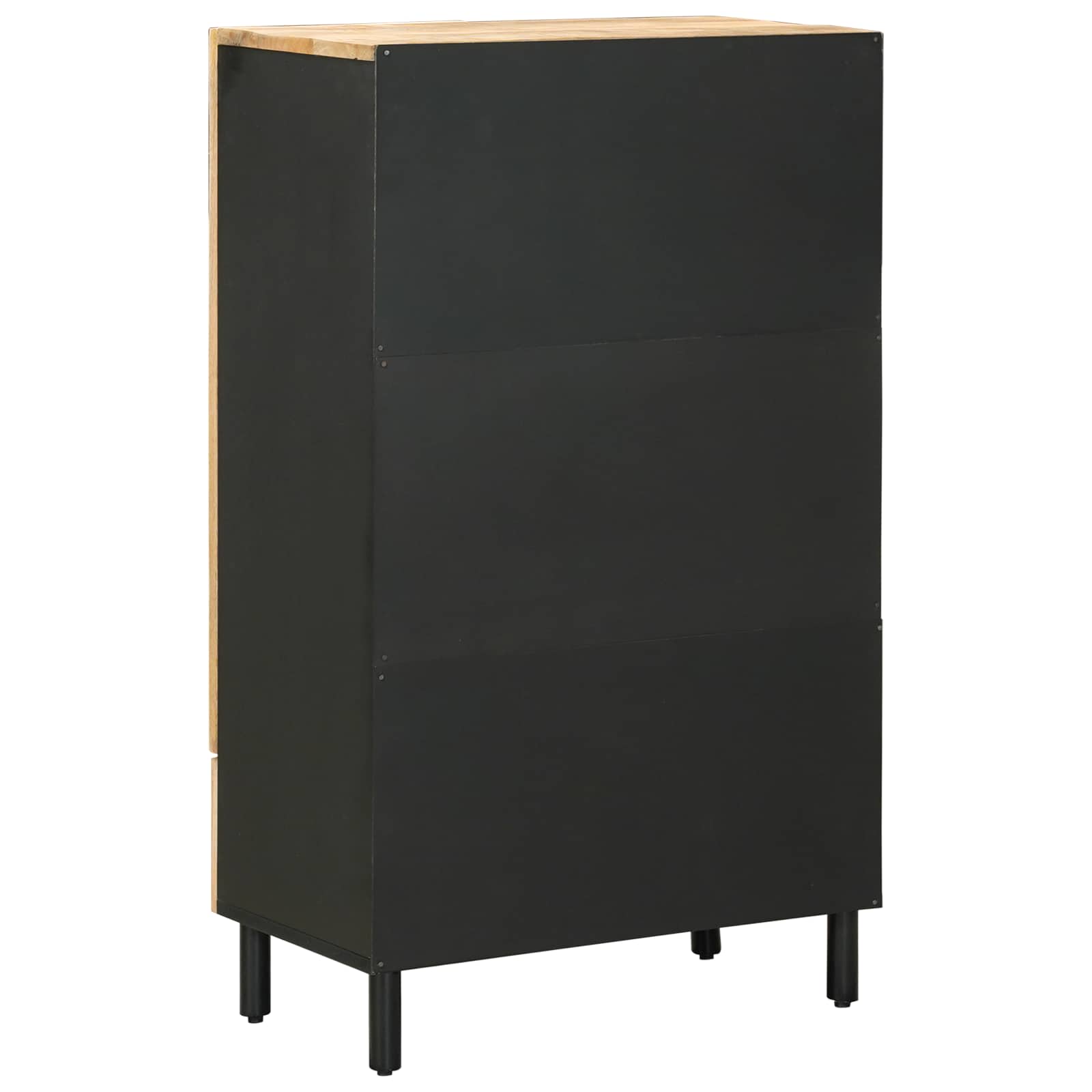 Úložné Skříně Přírodní 60 X 33 X 100 Cm Masivní Mangové Dřevo