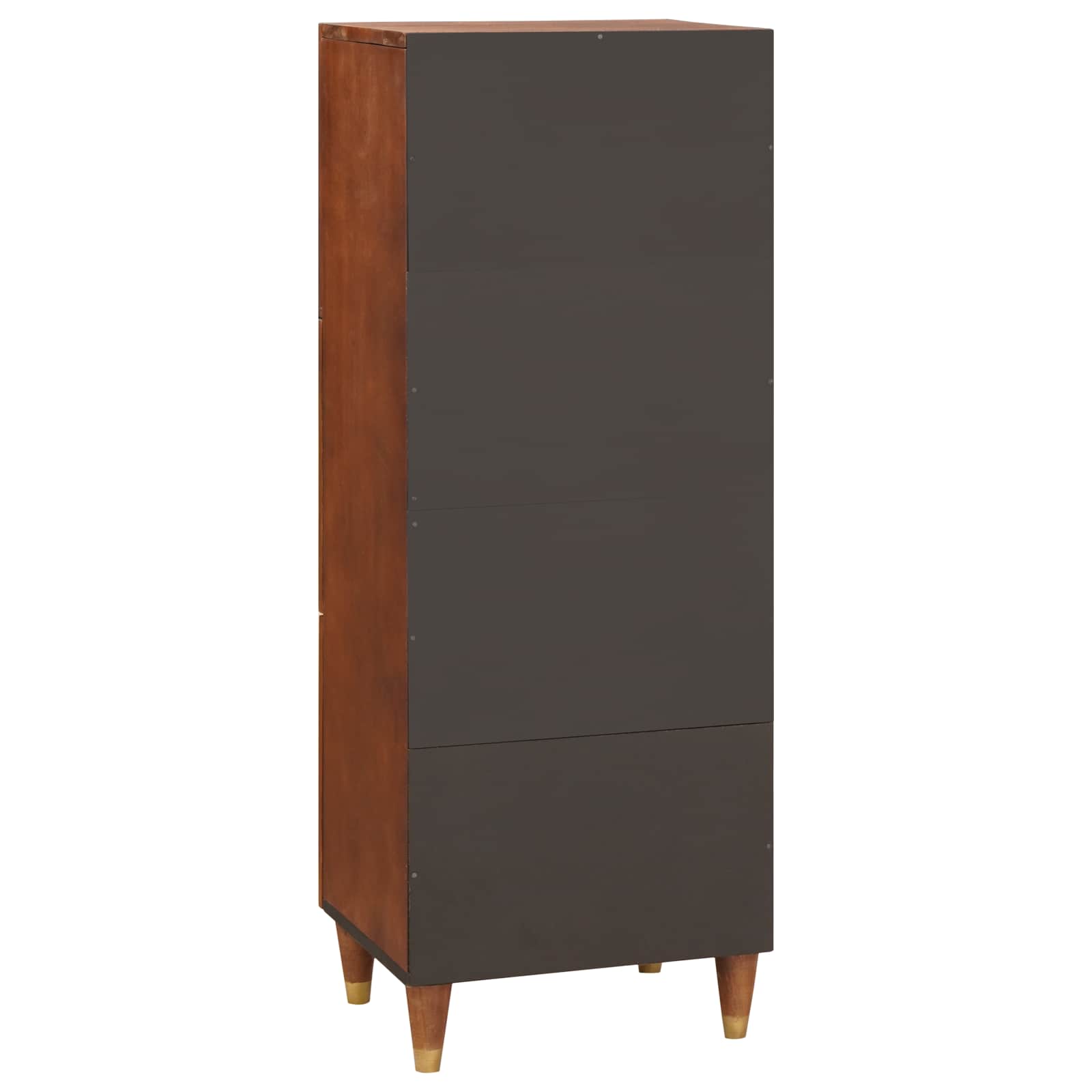 Vysoký Úložný Box Hnědá 40 X 33,5 X 110 Cm