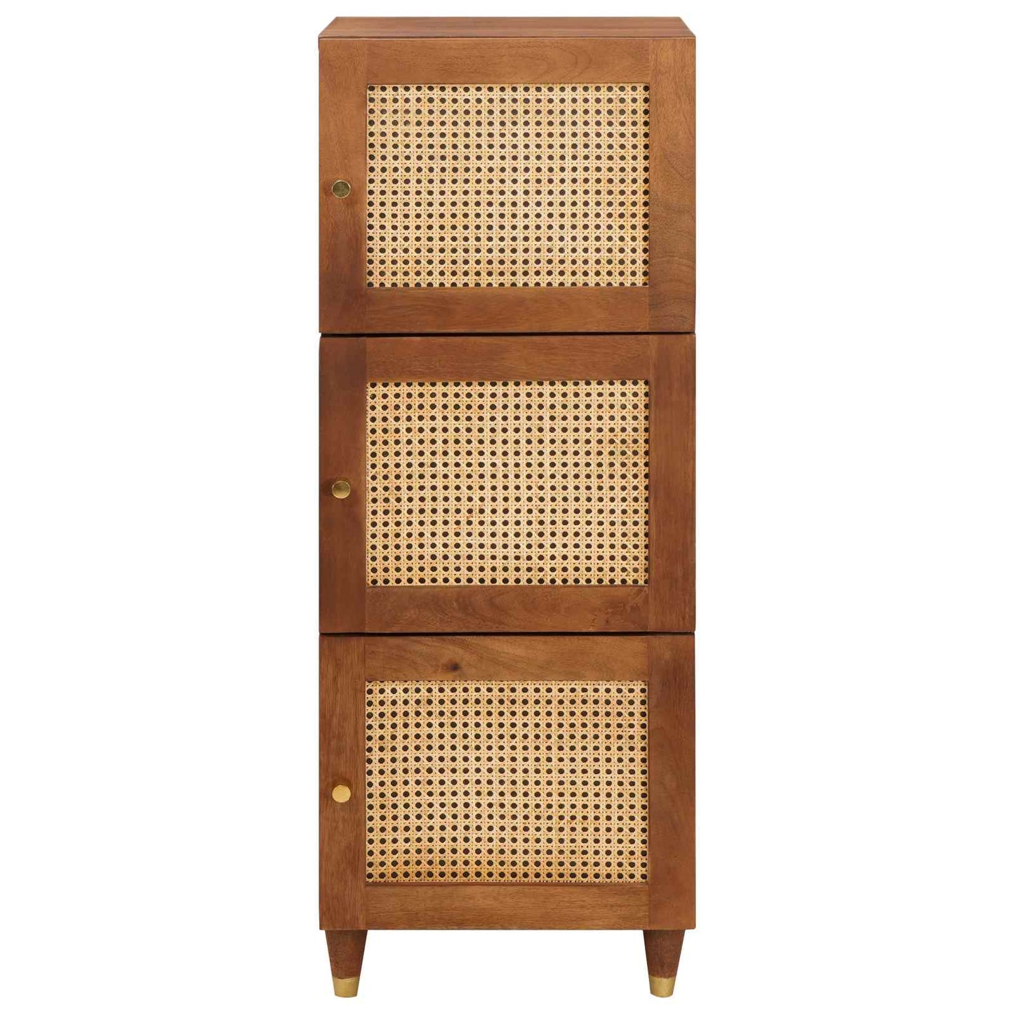 Vysoký Úložný Box Hnědá 40 X 33,5 X 110 Cm