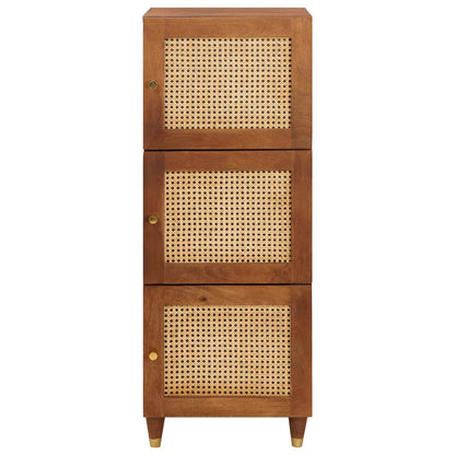 Vysoký Úložný Box Hnědá 40 X 33,5 X 110 Cm
