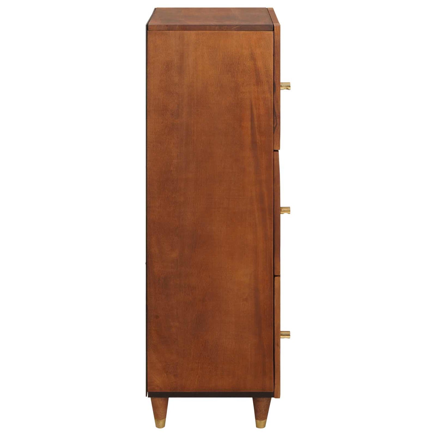 Vysoký Úložný Box Hnědá 40 X 33,5 X 110 Cm