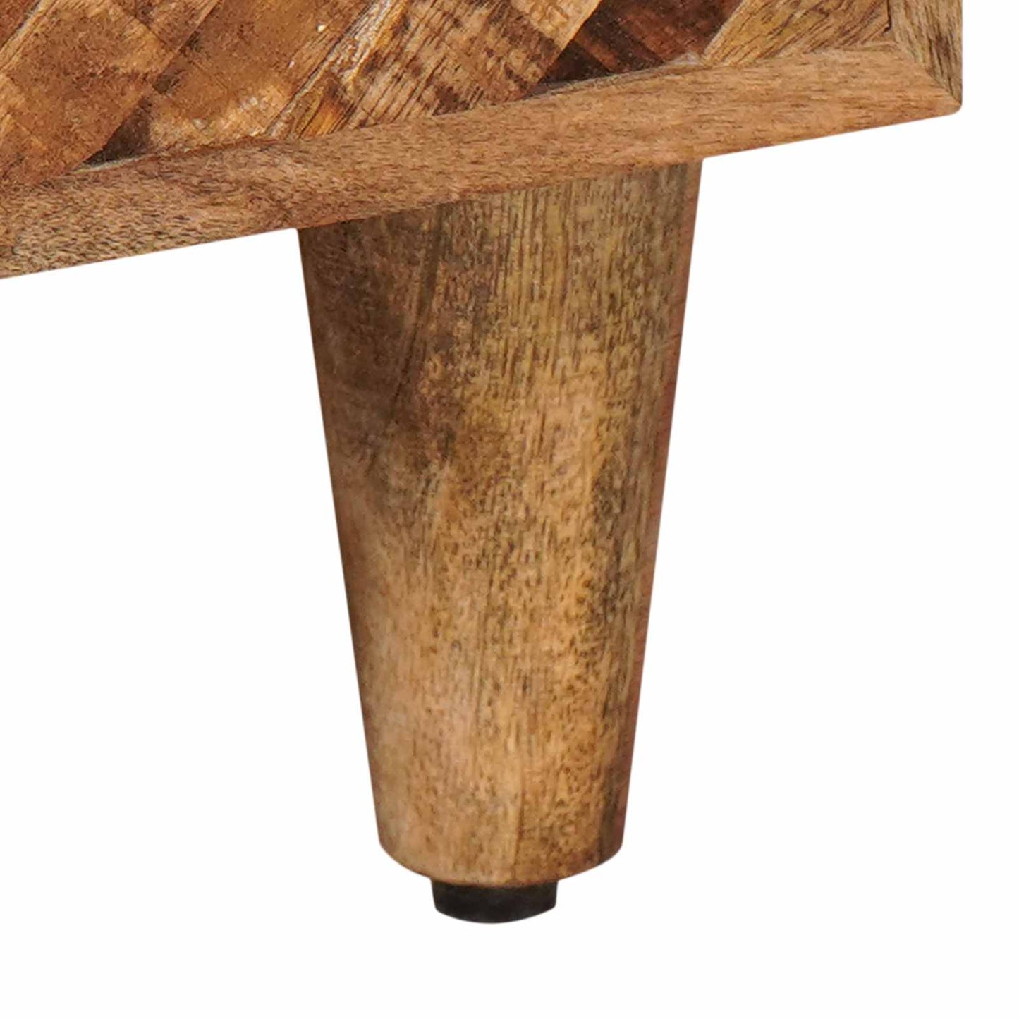 Konferenční Stolek Hnědá 80 X 50 X 40 Cm Masivní Mangové Dřevo