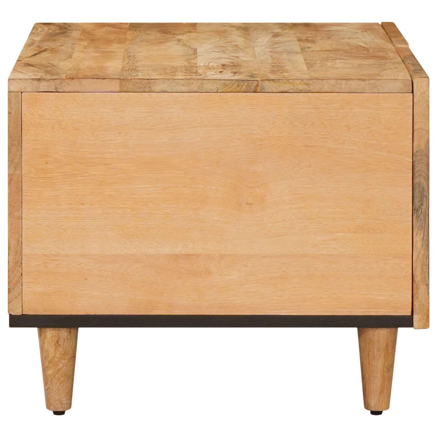 Konferenční Stolek Hnědá 80 X 50 X 40 Cm Masivní Mangové Dřevo