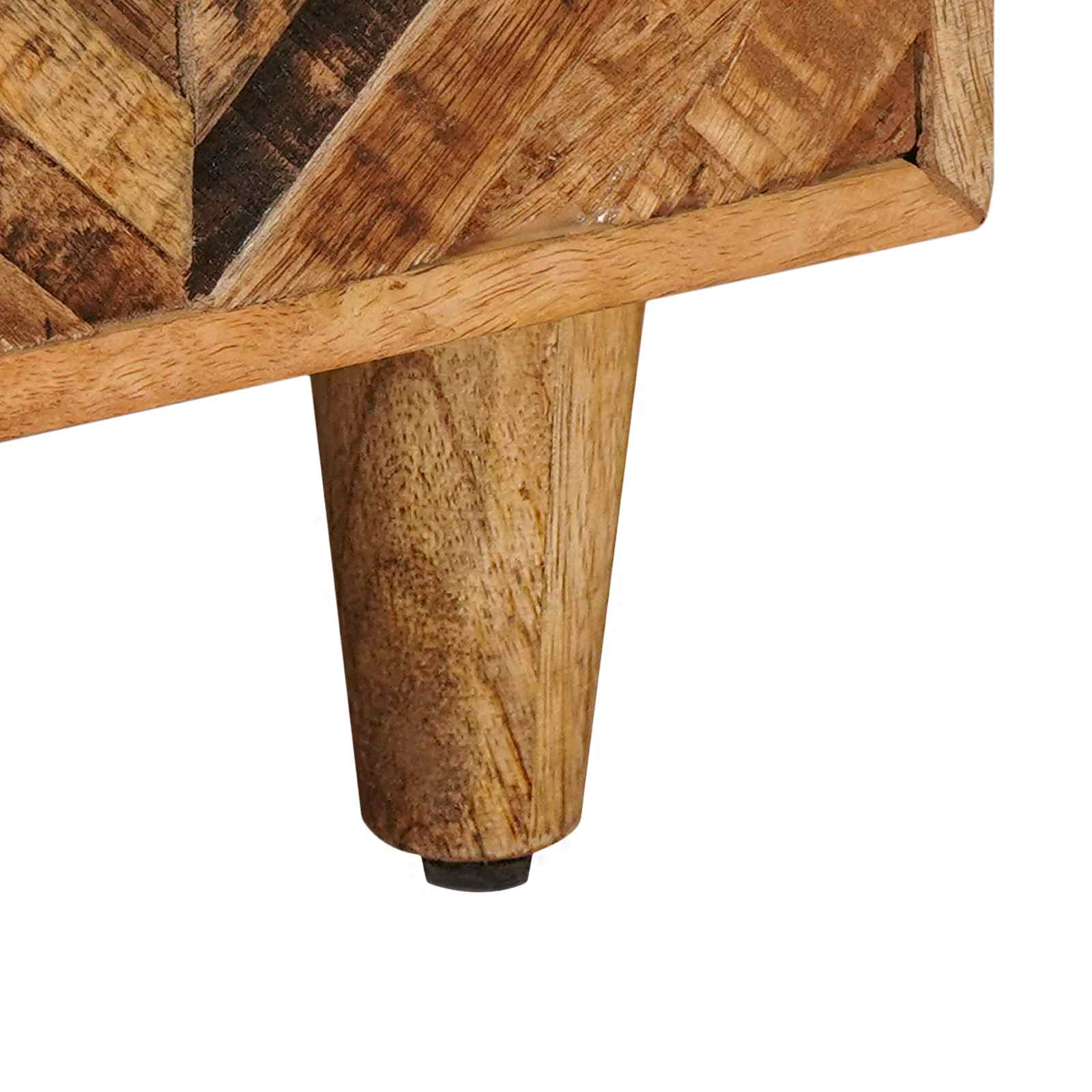 Konferenční Stolek Hnědá 100 X 54 X 40 Cm Masivní Mangové Dřevo