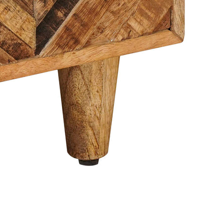 Konferenční Stolek Hnědá 100 X 54 X 40 Cm Masivní Mangové Dřevo