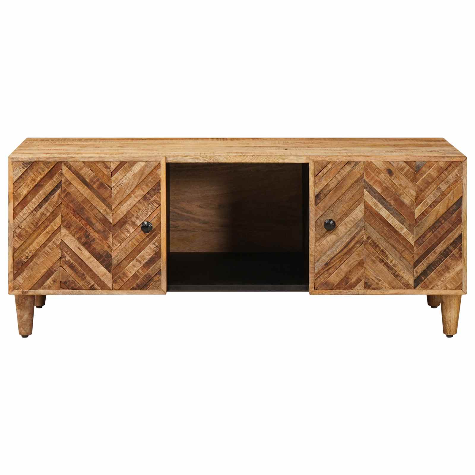 Konferenční Stolek Hnědá 100 X 54 X 40 Cm Masivní Mangové Dřevo