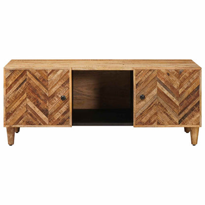 Konferenční Stolek Hnědá 100 X 54 X 40 Cm Masivní Mangové Dřevo