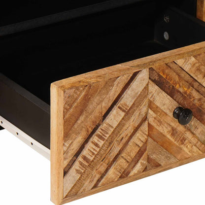 Úložné Skříně Hnědá 105 X 33,5 X 46 Cm Masivní Mangové Dřevo
