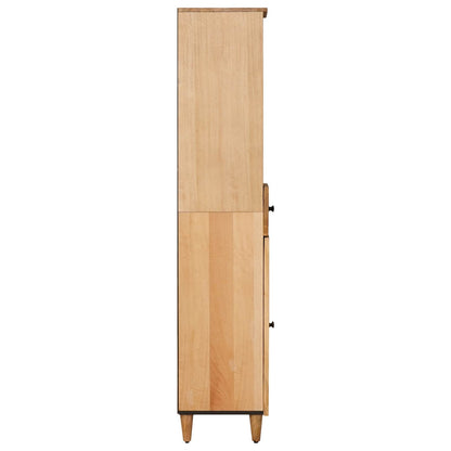 Koupelnová Skříň Hnědá 38 X 33,5 X 160 Cm Masivní Mangové Dřevo