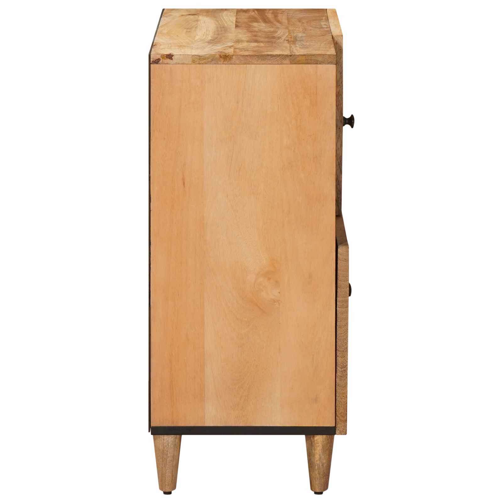 Úložné Skříně Hnědá 80 X 33,5 X 75 Cm Masivní Mangové Dřevo