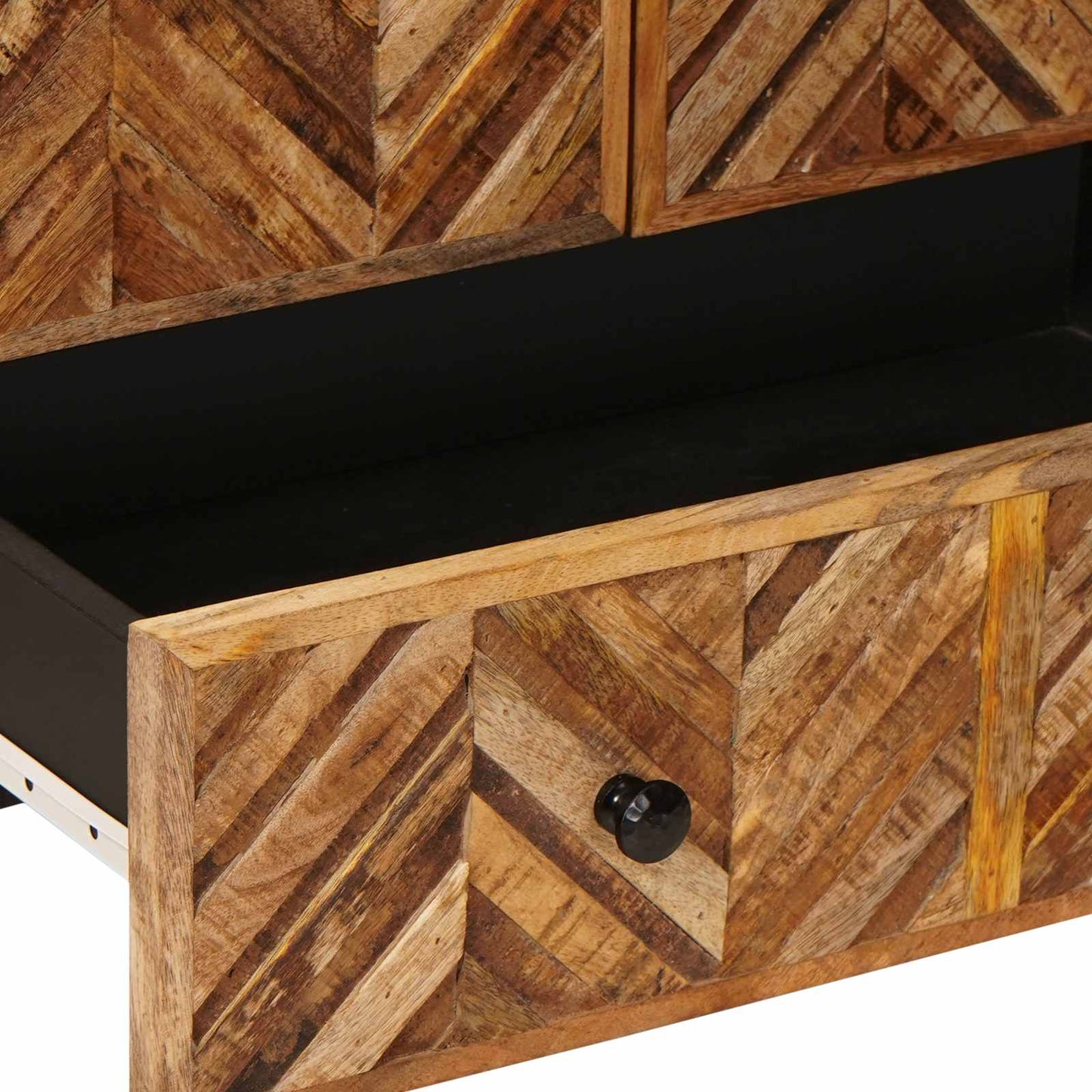Úložné Skříně Hnědá 60 X 33,5 X 100 Cm Masivní Mangové Dřevo