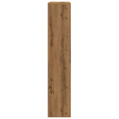 Knihovna/Dělící Stěna 4Patrová Dub Artisan 143,5X29X143,5 Cm