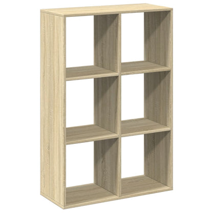 Knihovna/Dělící Stěna 69,5X29X103,5 Cm Kompozit Dub Sonoma
