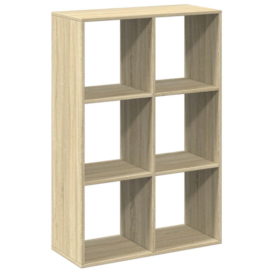 Knihovna/Dělící Stěna 69,5X29X103,5 Cm Kompozit Dub Sonoma