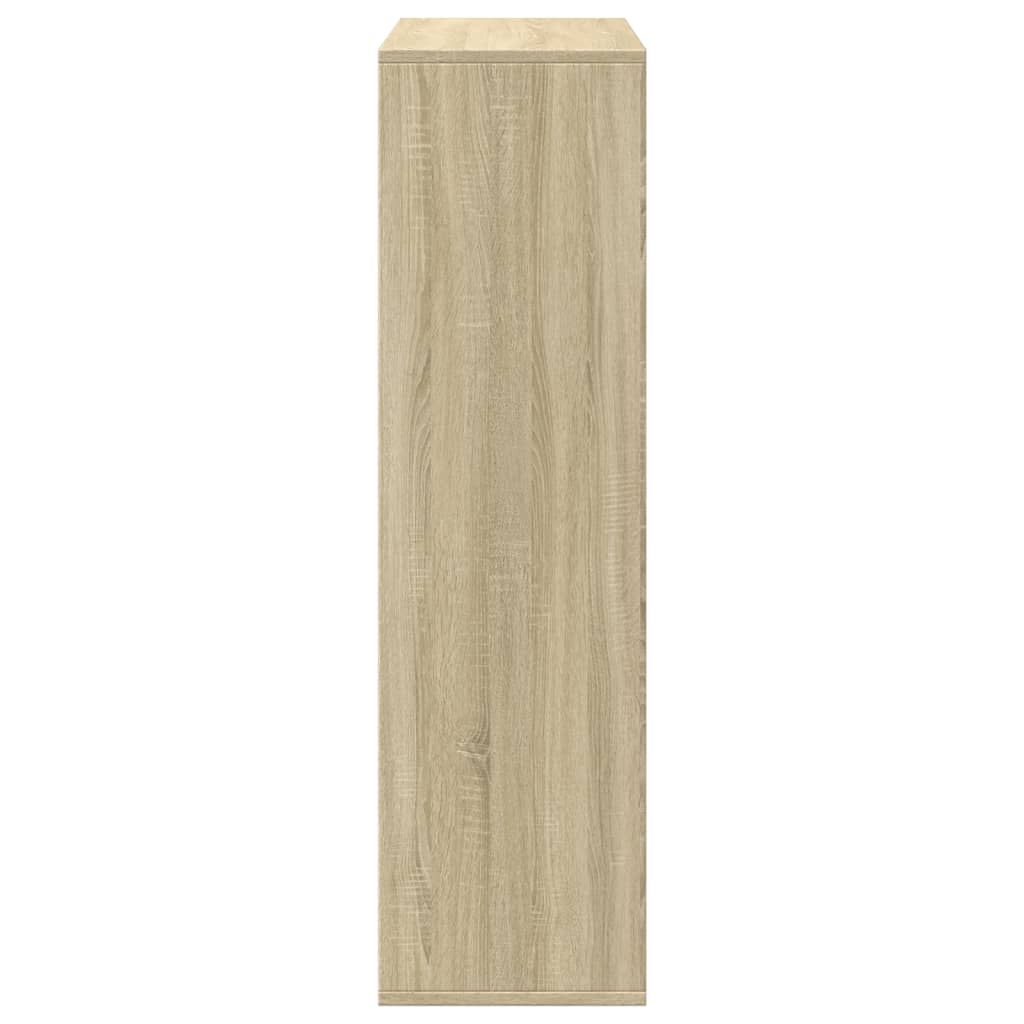 Knihovna/Dělící Stěna 69,5X29X103,5 Cm Kompozit Dub Sonoma