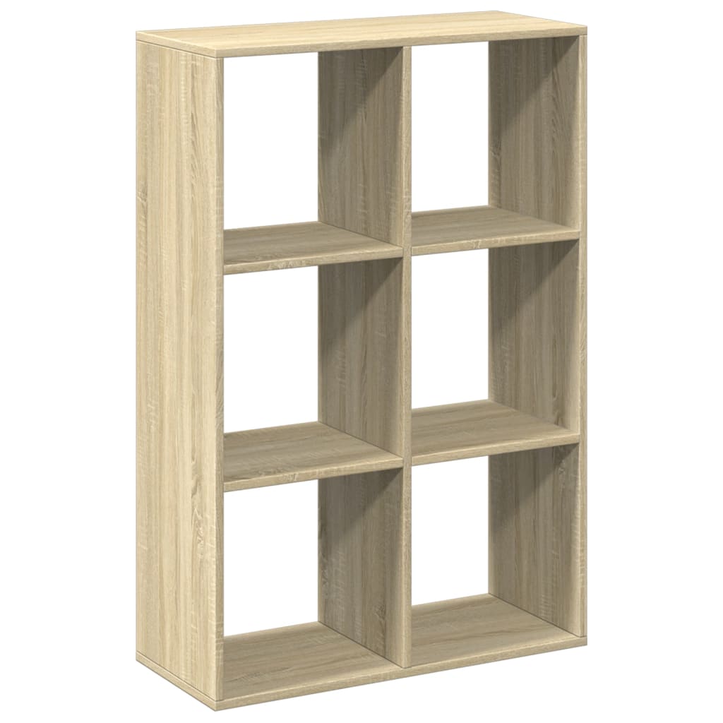 Knihovna/Dělící Stěna 69,5X29X103,5 Cm Kompozit Dub Sonoma