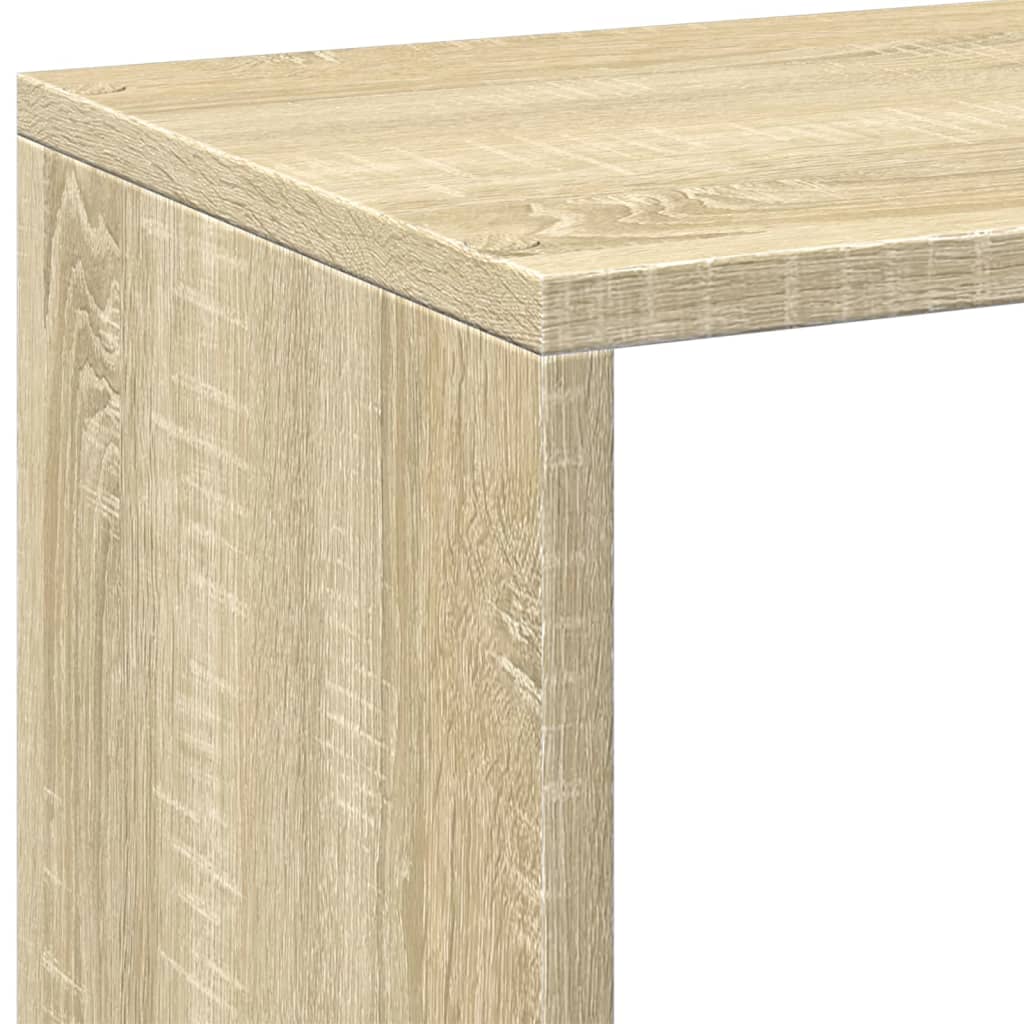 Knihovna/Dělící Stěna 69,5X29X103,5 Cm Kompozit Dub Sonoma