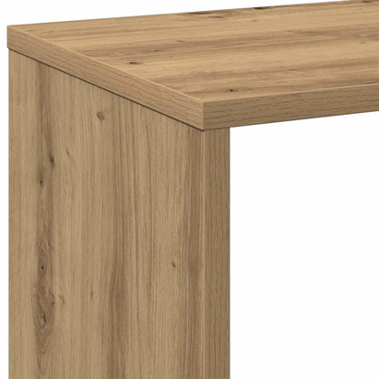 Knihovna/Dělící Stěna 69,5X29X103,5 Cm Kompozit Dub Artisan