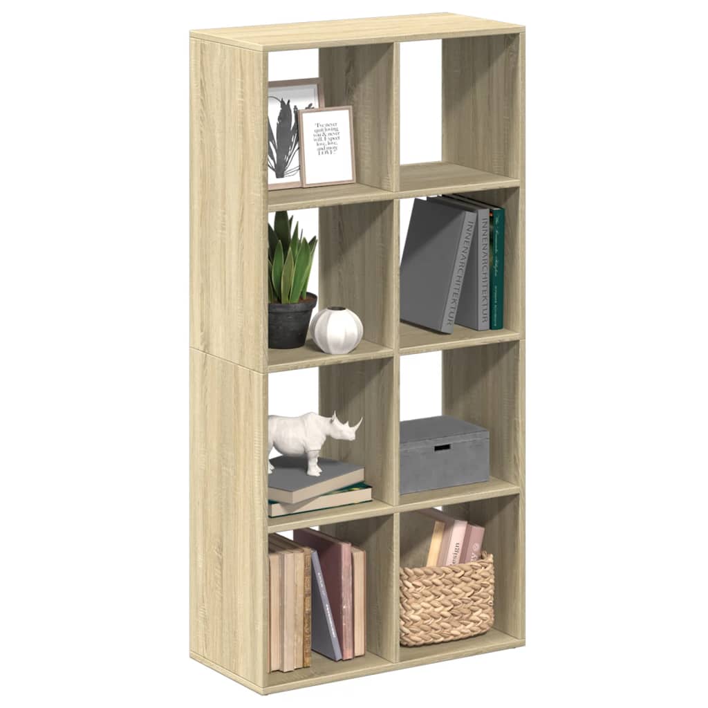 Knihovna/Dělící Stěna 69,5X29X103,5 Cm Kompozit Dub Sonoma