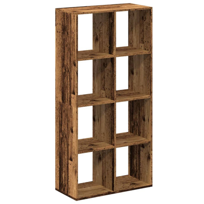 Knihovna/Dělící Stěna Old Wood 69,5X29X137,5 Cm Kompozit Staré Dřevo