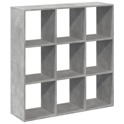 Knihovna/Dělící Stěna Betonově Šedá 102X29X103,5 Cm Kompozit