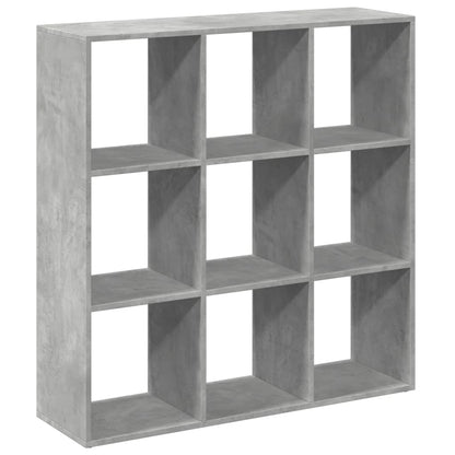 Knihovna/Dělící Stěna Betonově Šedá 102X29X103,5 Cm Kompozit