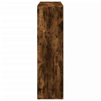 Knihovna/Dělící Stěna Kouřový Dub 102X29X103,5 Cm Kompozit
