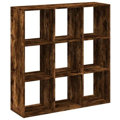 Knihovna/Dělící Stěna Kouřový Dub 102X29X103,5 Cm Kompozit