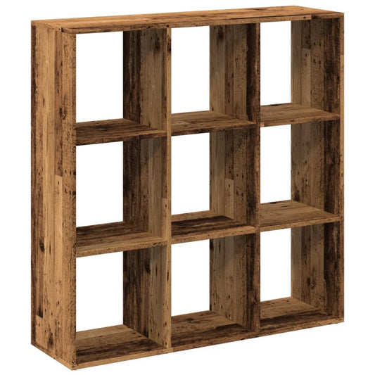 Knihovna/Dělící Stěna Old Wood 102X29X103,5 Cm Kompozitní Dřevo