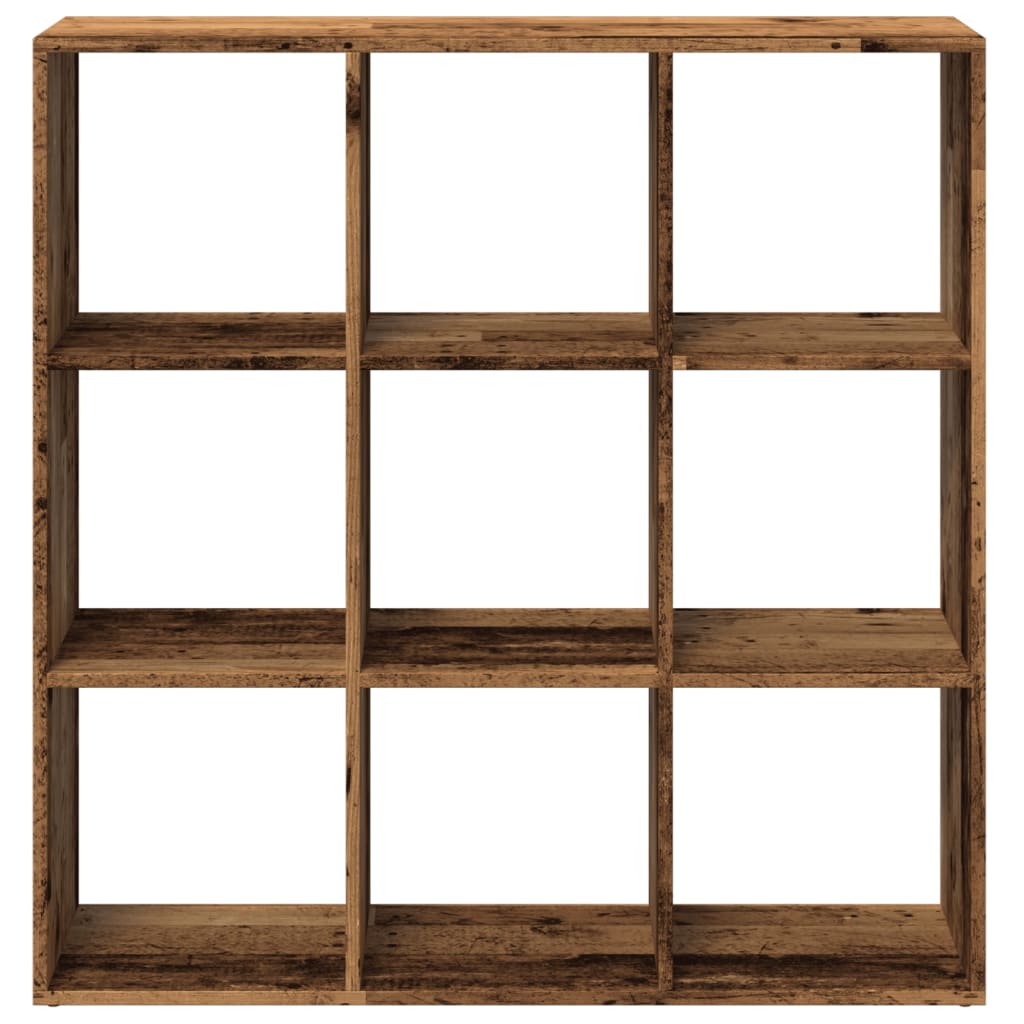 Knihovna/Dělící Stěna Old Wood 102X29X103,5 Cm Kompozitní Dřevo