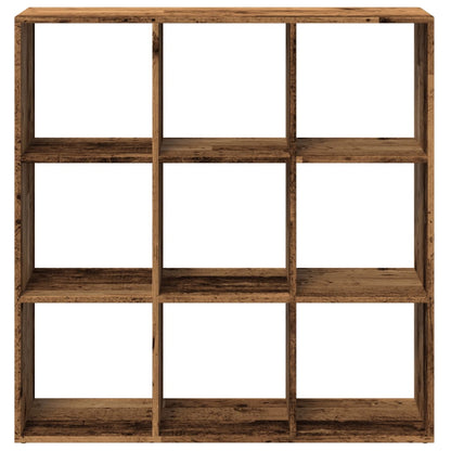Knihovna/Dělící Stěna Old Wood 102X29X103,5 Cm Kompozitní Dřevo