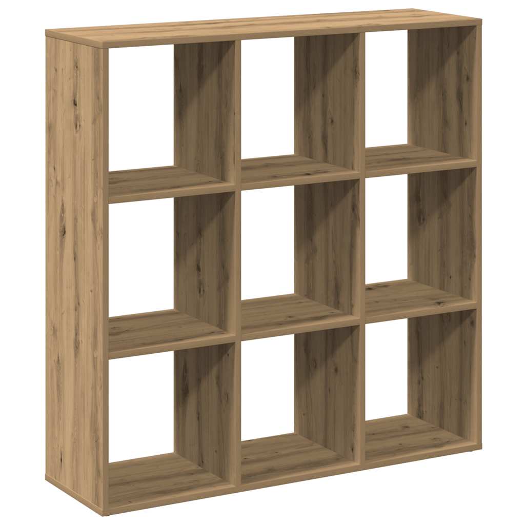 Knihovna/Dělící Stěna Dub Artisan 102X29X103,5 Cm Kompozit