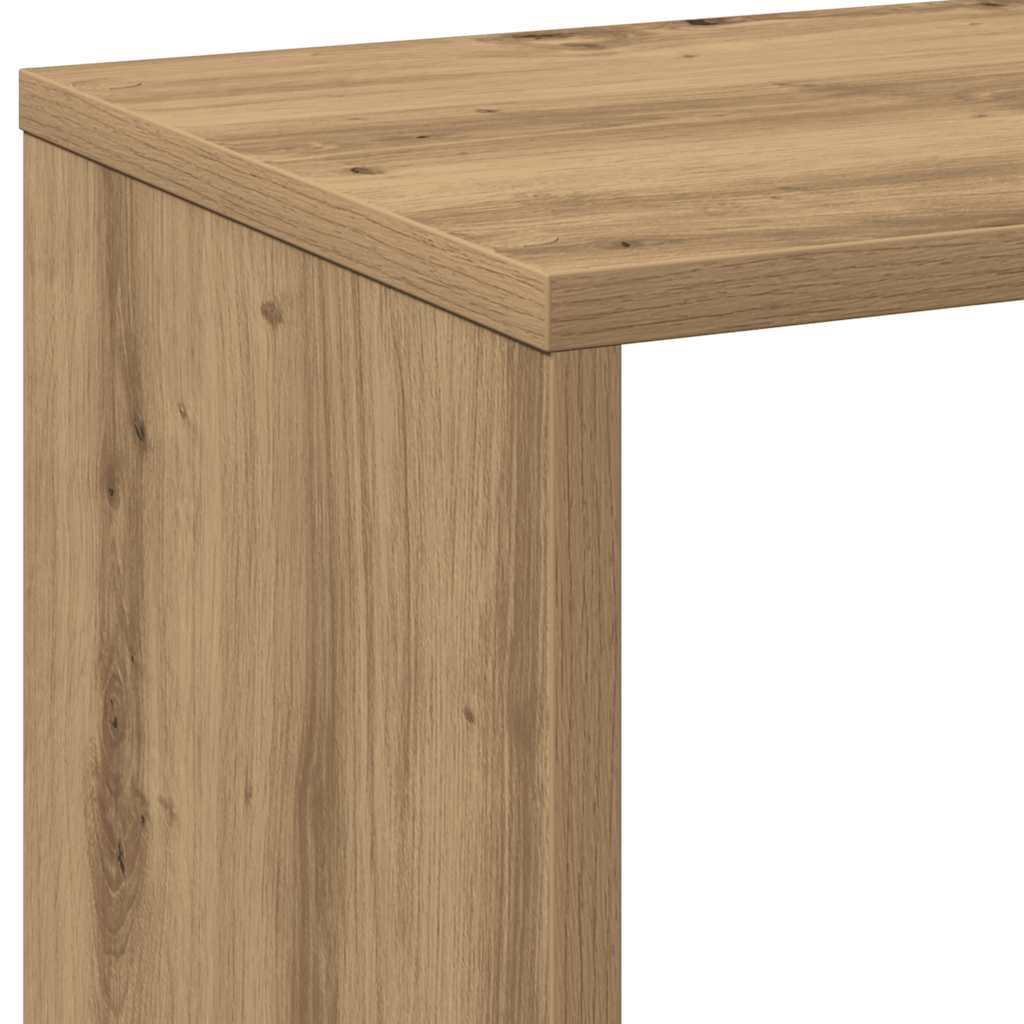 Knihovna/Dělící Stěna Dub Artisan 102X29X103,5 Cm Kompozit
