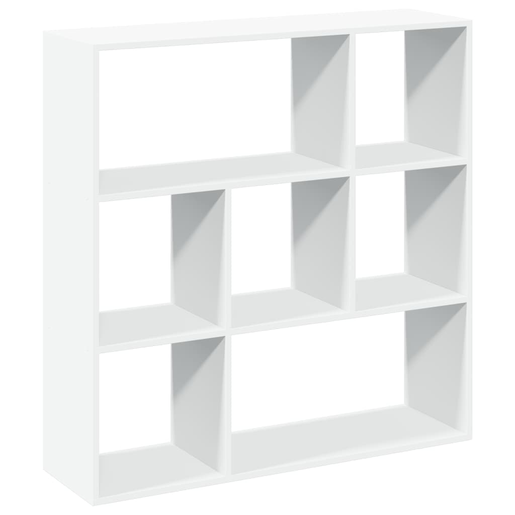 Knihovna/Dělící Stěna 102X29X103,5 Cm Kompozitní Dřevo Bílá
